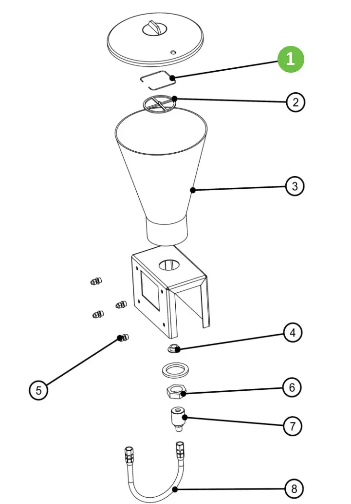 Binks 00-00-0002148 Tension Ring 1
