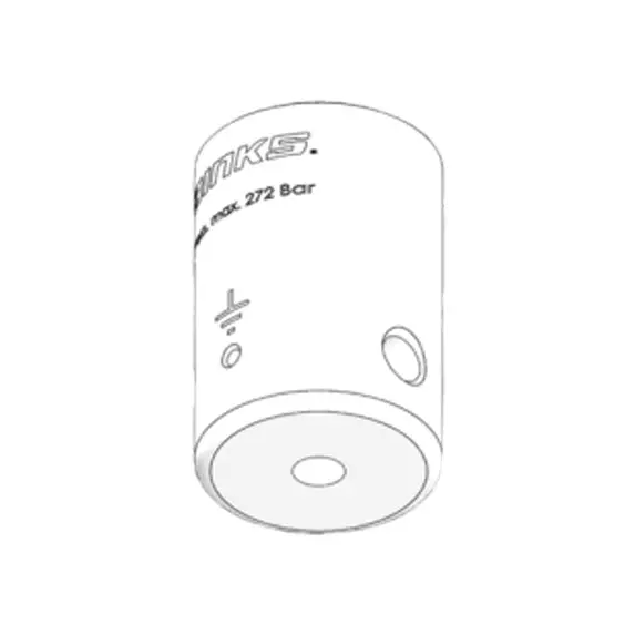 Binks 0115-010398 Filter Housing, Type 3 1