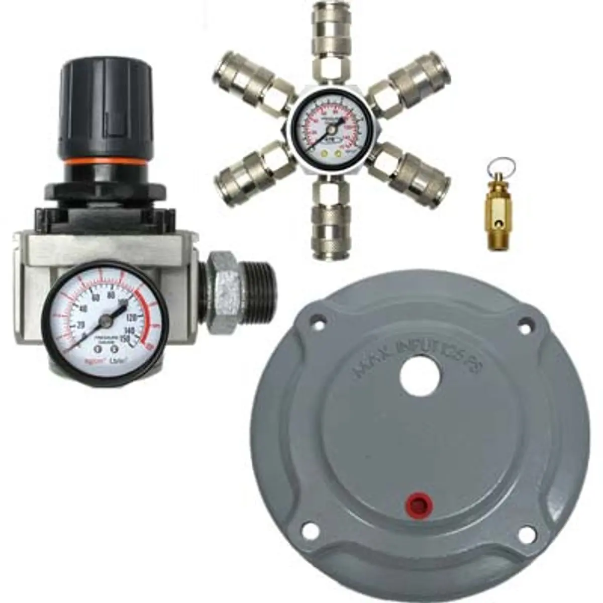 Pirate Brand - Rpb®, Radex Airline Filter™, 6 Outlet Upgrade Kit, Includes # 407961, 407962, 408013, (6) 407964, 407965, 407966, 408013 & 407916 1