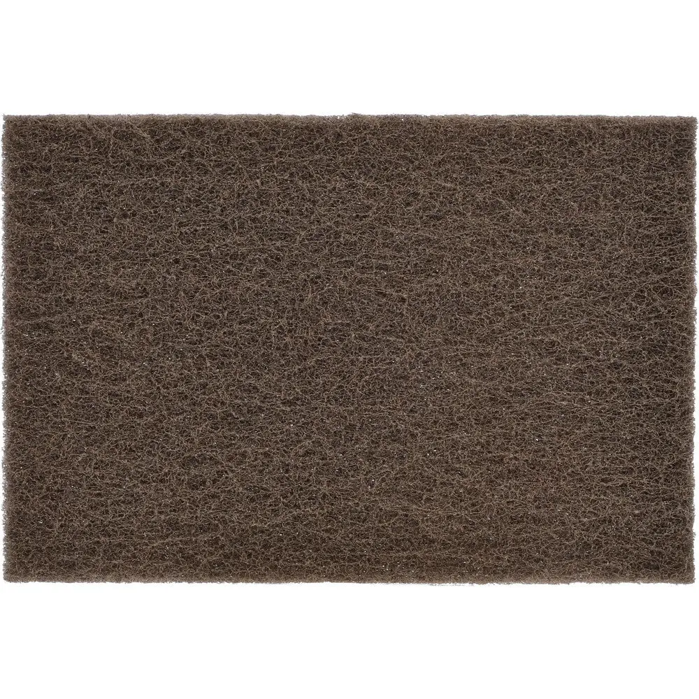 Norton Dark Tan Medium Grade Non-Woven Hand Sanding Pads, 6" X 9" 1