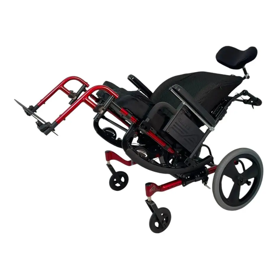 2021 Sunrise Medical Quickie Iris Tilt-In-Space Wheelchair | 16 X 18 In Seat | Height-Adjustable Armrests 1