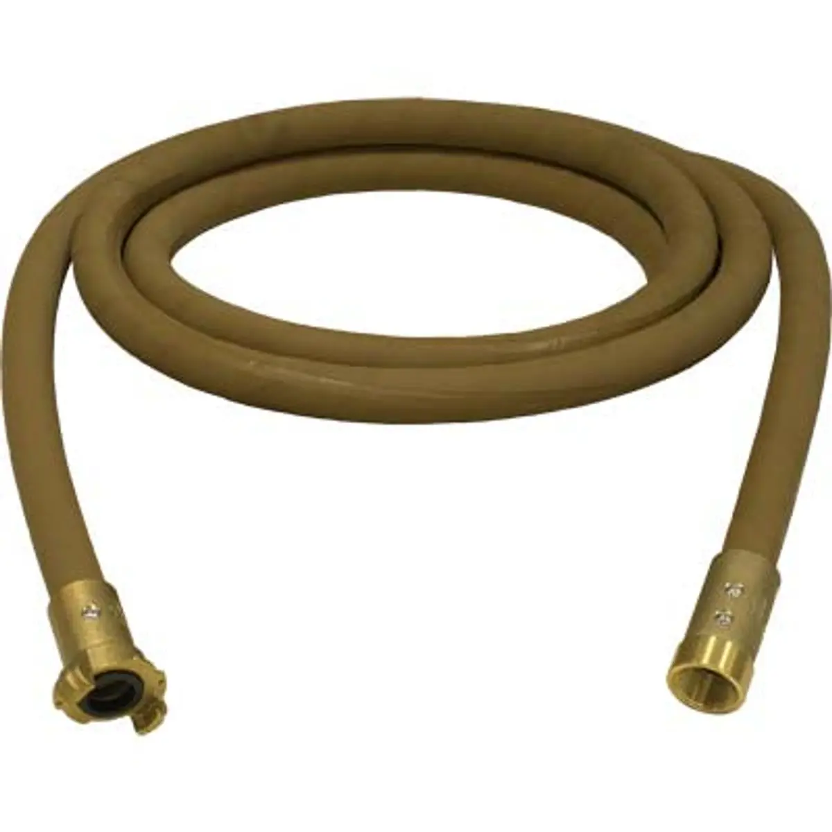 Pirate Brand - 1" Blast Hose Assembly, Tan, W/ Brass Couplings 1