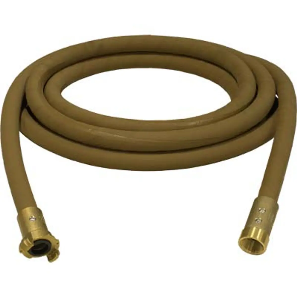 Pirate Brand - 1" Blast Hose Assembly, Tan, W/ Brass Couplings 3