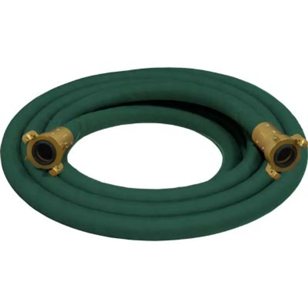Pirate Brand - 1-1/4" Blast Hose Extension Assembly, Green, Big Gun Full Flow W/ Brass Couplings 1