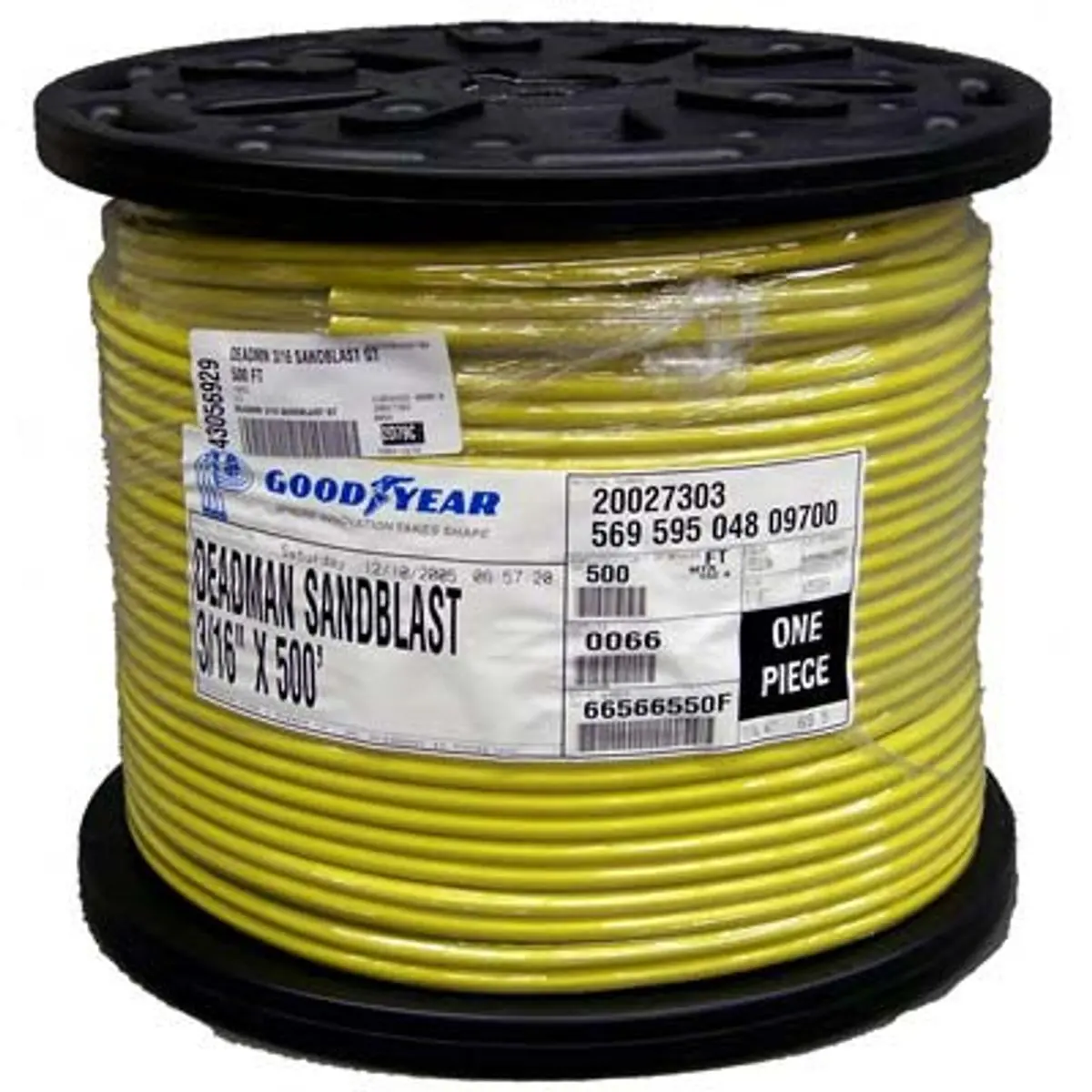 Pirate Brand - Hose, Twinline Control, Yel/Yel W/Black Stripe, Nominal, 3/16" Id, Price Per 10' Increment 1