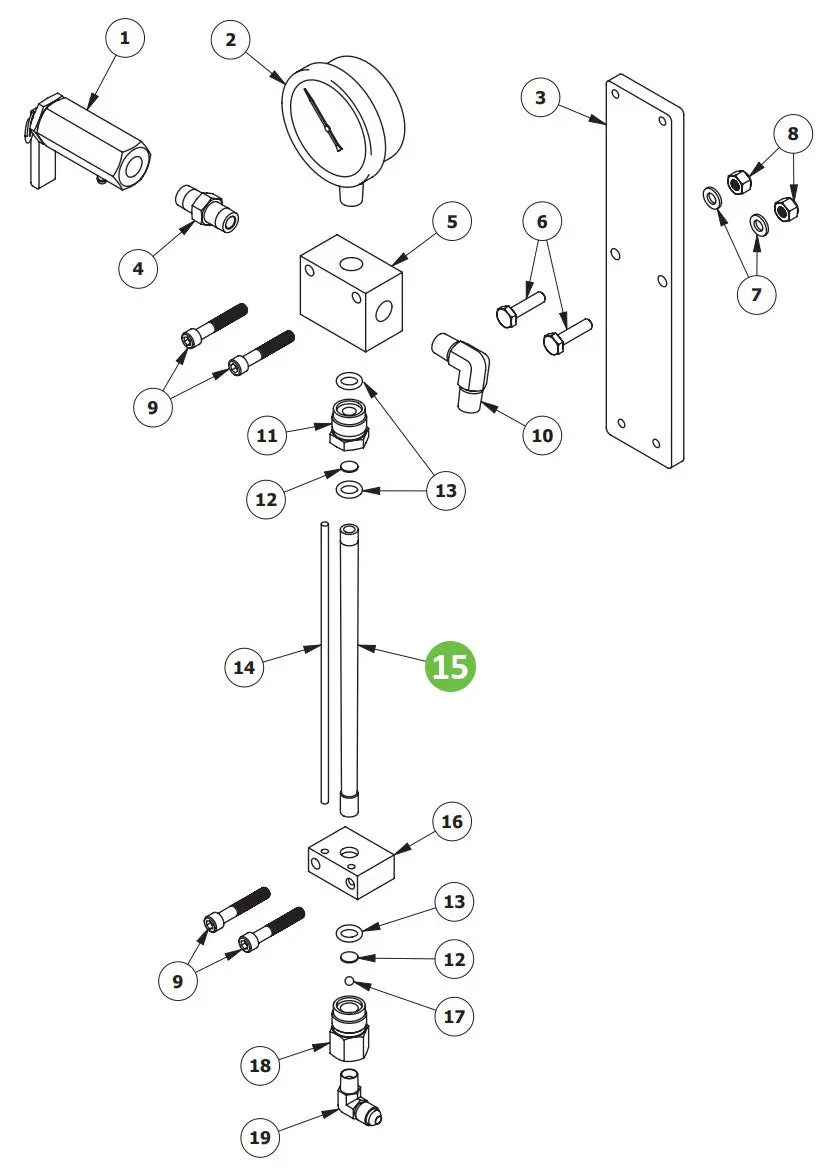 Binks 101-5288 Tube Assembly 1