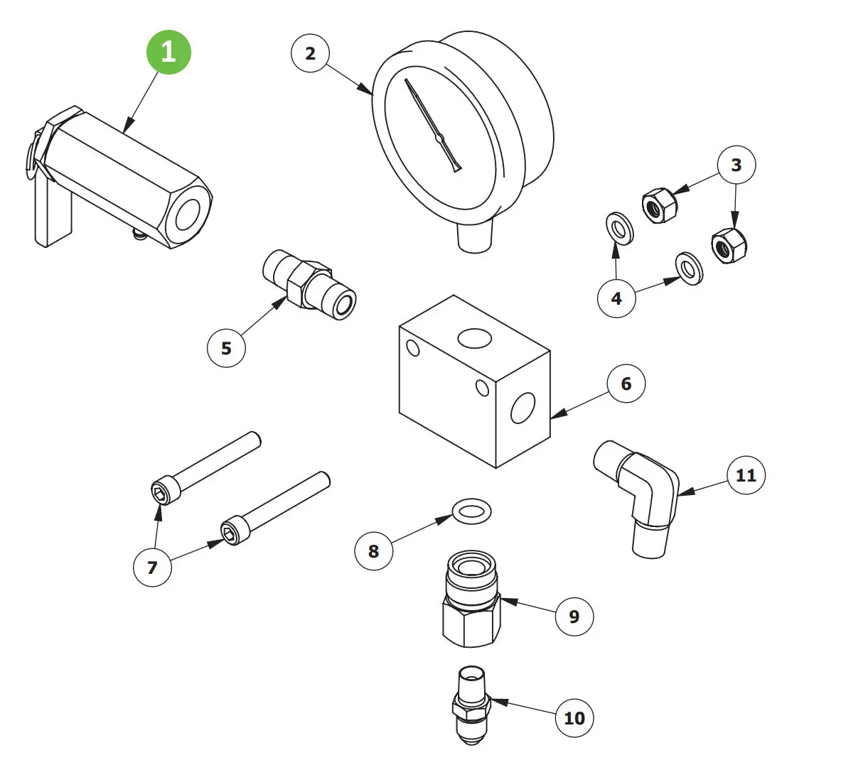 Binks 101-9477-Xxxx Relief Valve 1