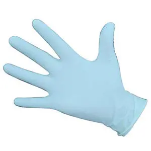 Large 3 Mil Blue Nitrile Food Grade Powder-Free Body Guard® Disposable Glove (Box Of 100) 1