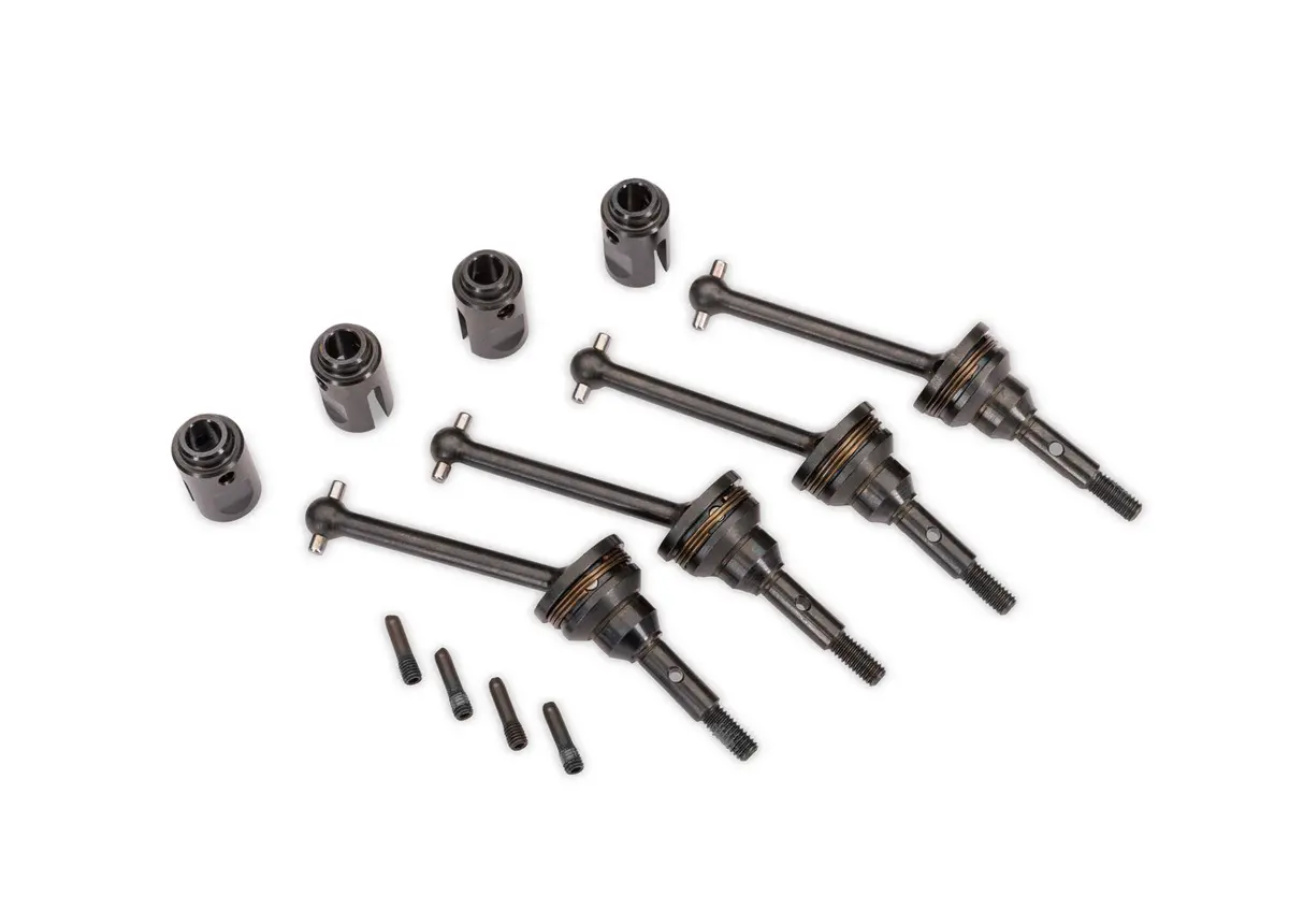 Mini Rally/ Mini Slash Steel Cv Driveshaft Assemblies & Drive Cups (4) 1