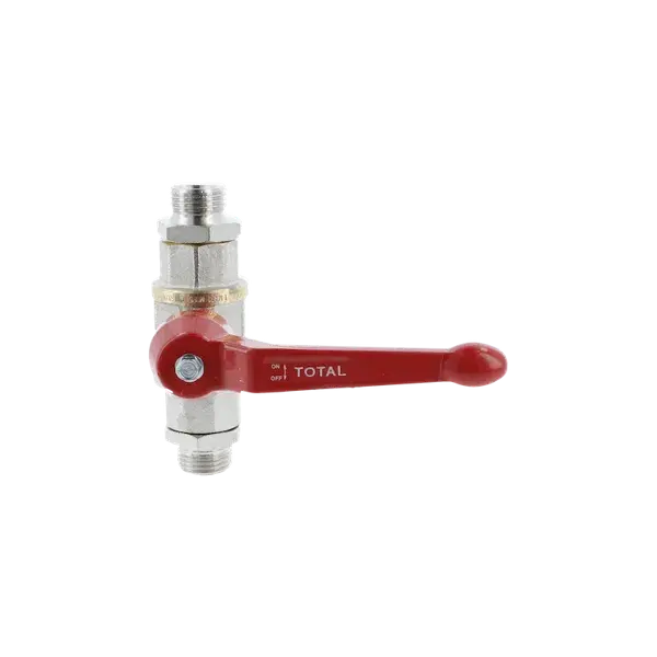 Sata Ball Valve, 1/2" Male X 1/2" Male Bsp 1