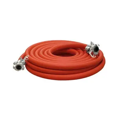 Pirate Brand 3/4" Air Hose Assembly (Red) W/Couplings 1