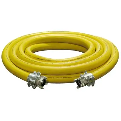 Pirate Brand 2" Air Hose Assembly (Yellow) W/Couplings 1