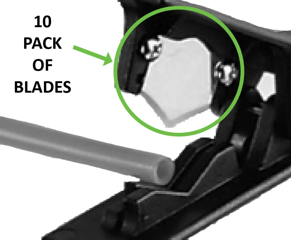 Hosco Hose And Tubing Cutter, 10 Pack Of Blades 1