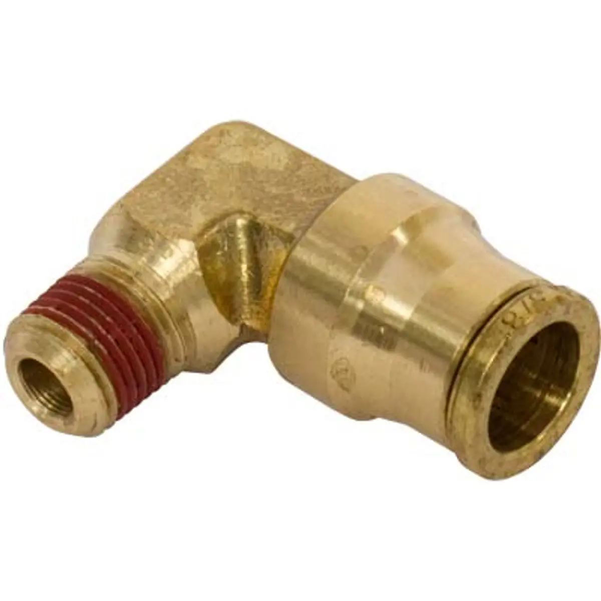 Pirate Brand - Clemco/Zero, Push-In Fitting, 90°, 3/8" Tube X 1/8" Npt 1