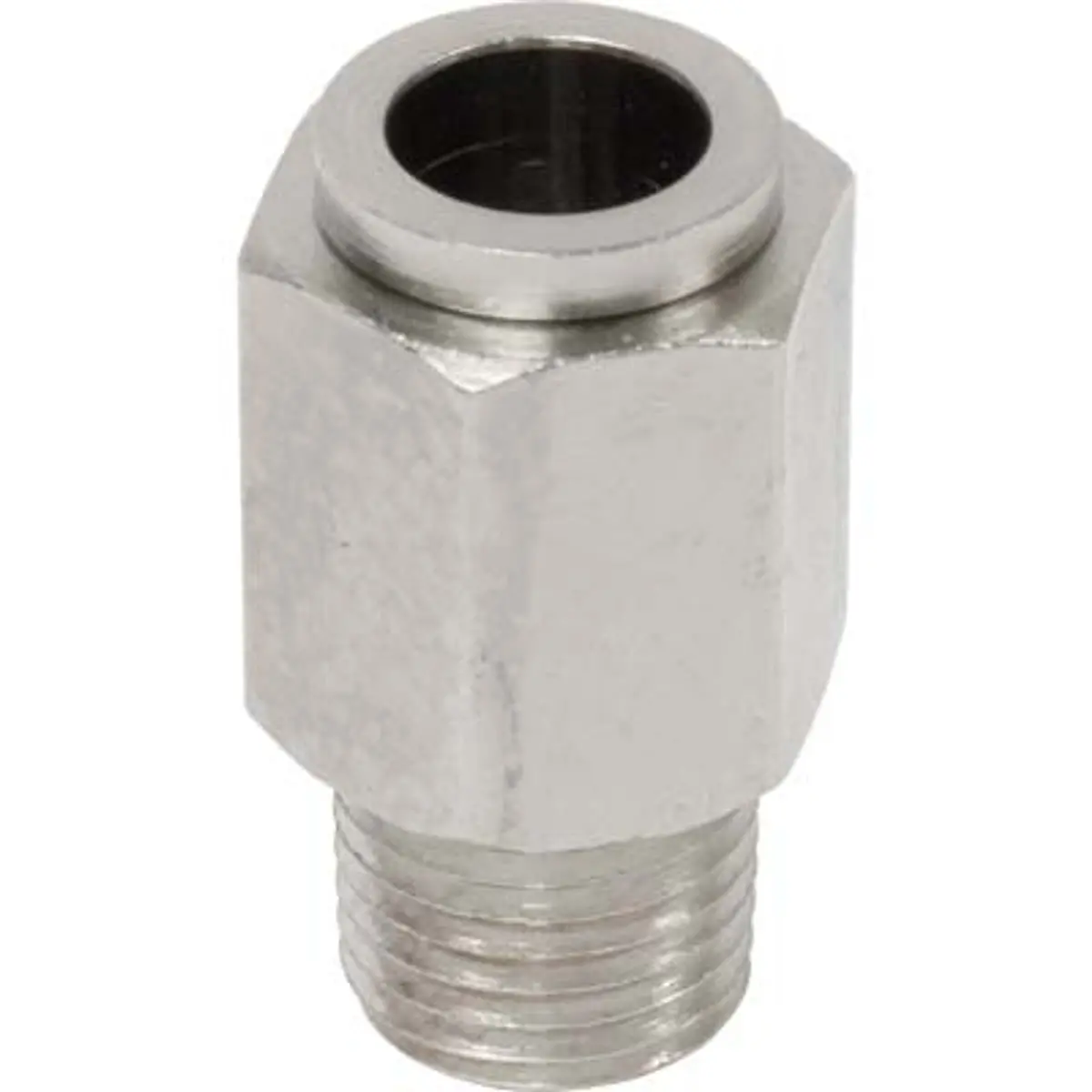 Pirate Brand - Clemco/Zero, Push-In Fitting, Straight, 3/8" Tube X 1/4" Npt (Pressure Cabinet Pipe String 1") 1