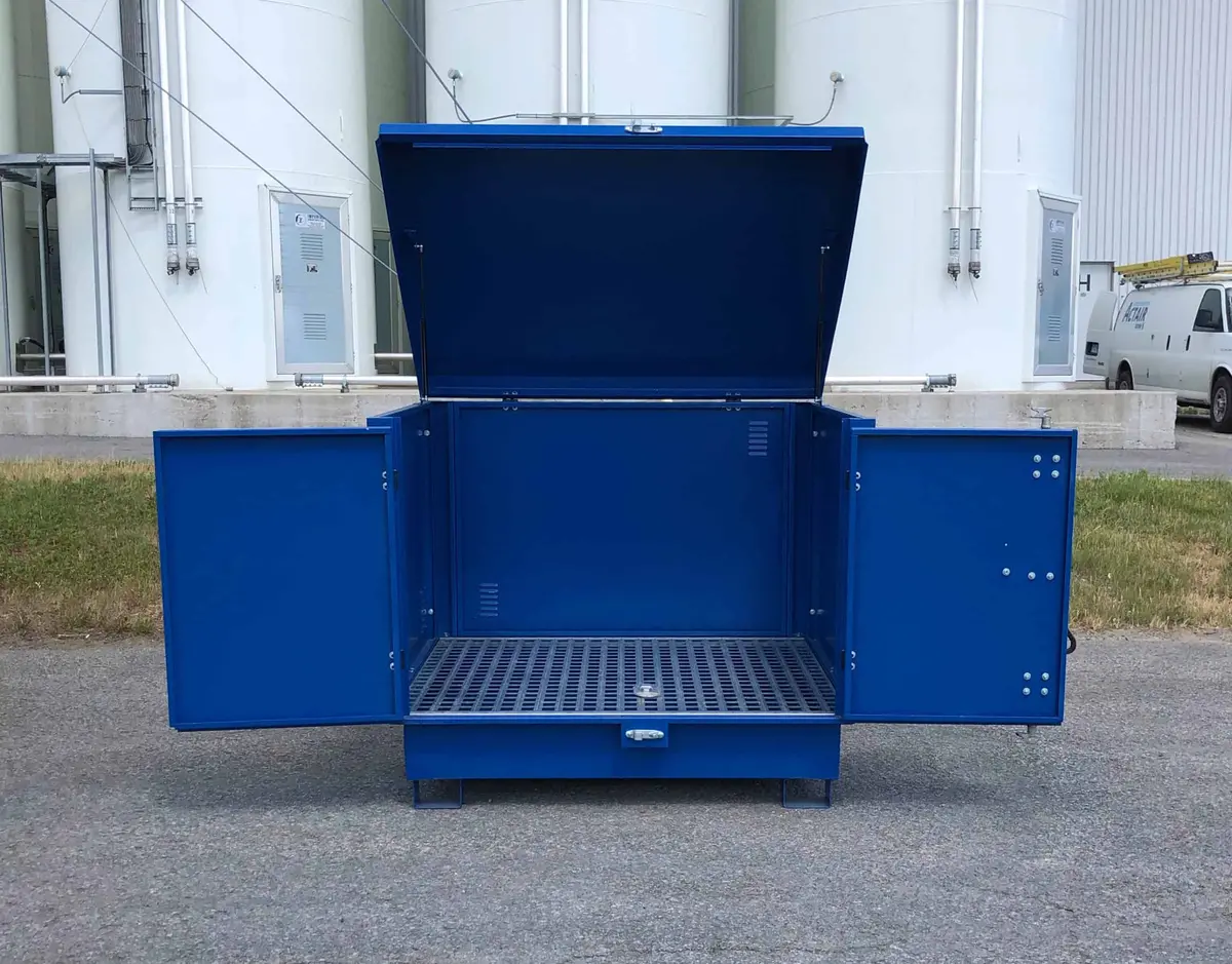 Ultratech Ultra-Hard Top S4 - Steel Spill Pallet 1
