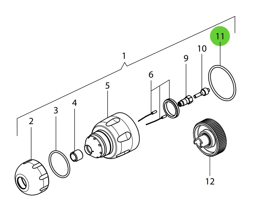 Wagner 2311217 O-Ring, Covered 2