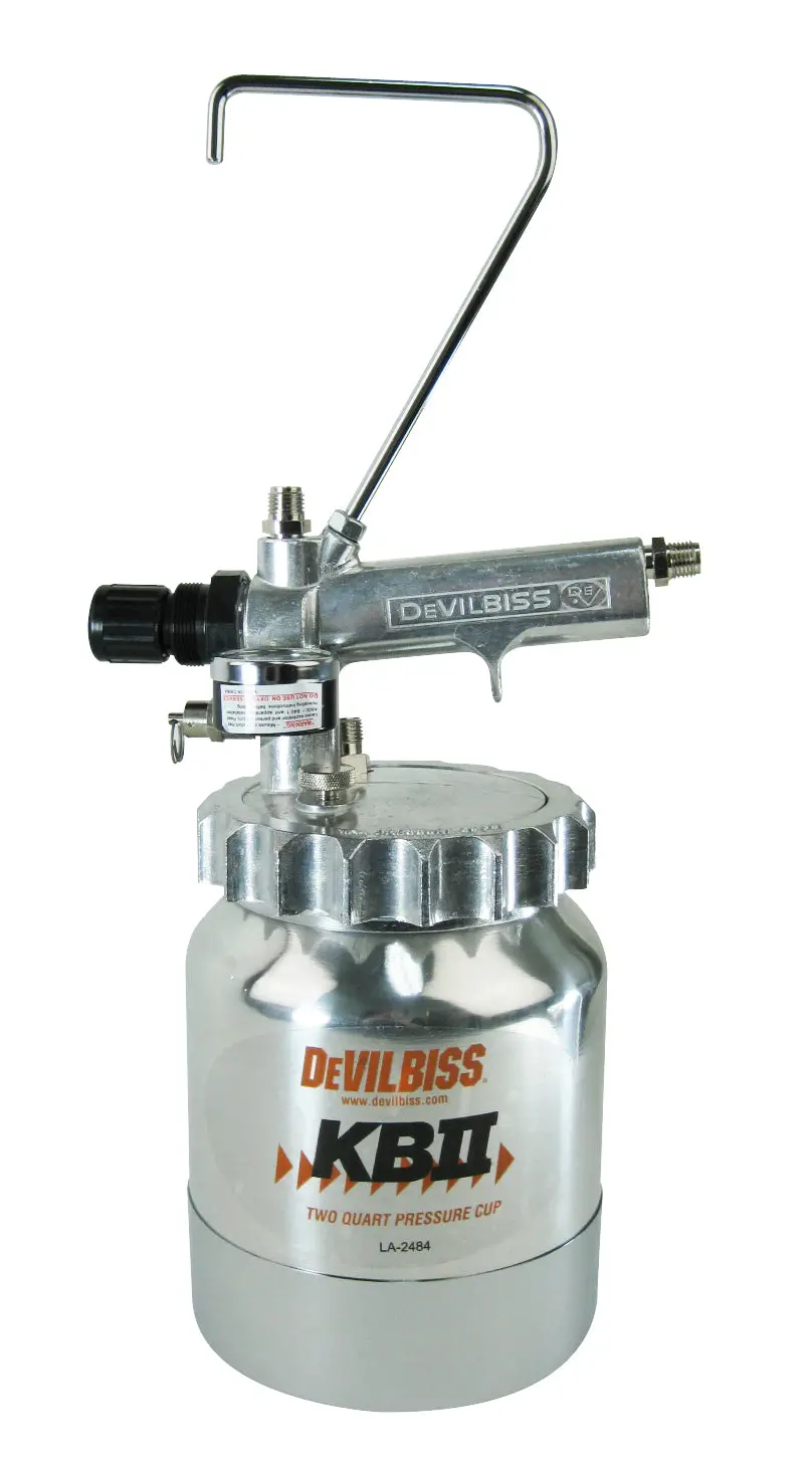Devilbiss Kbii™ 2-Quart Aluminum Pressure Cup 1