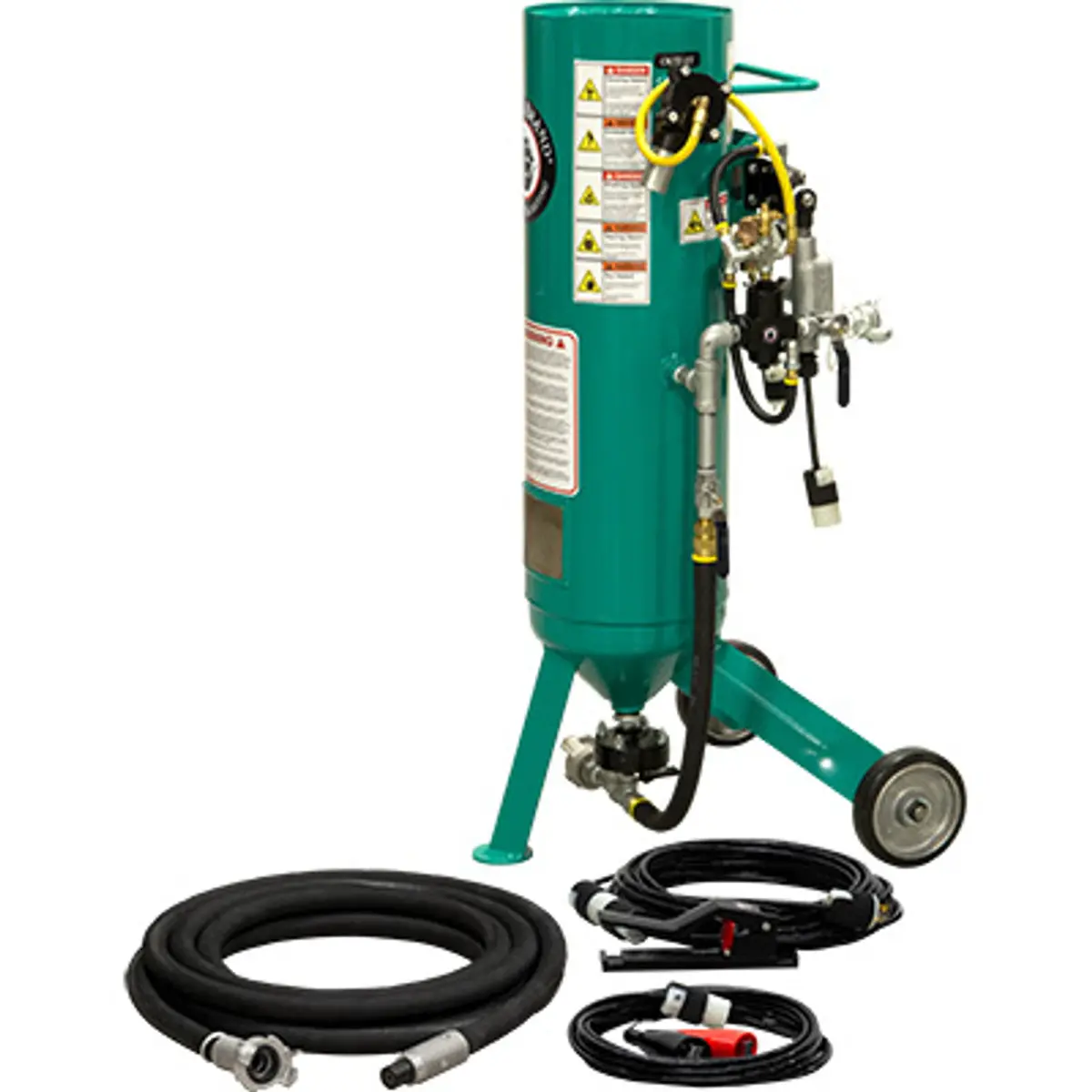 Pirate Brand, C-Series Jr., 1 Cu Ft., Bronze Blasting Package - Blast Pot, Portable, Pressure Release System, 12Vdc Electric Controls 1