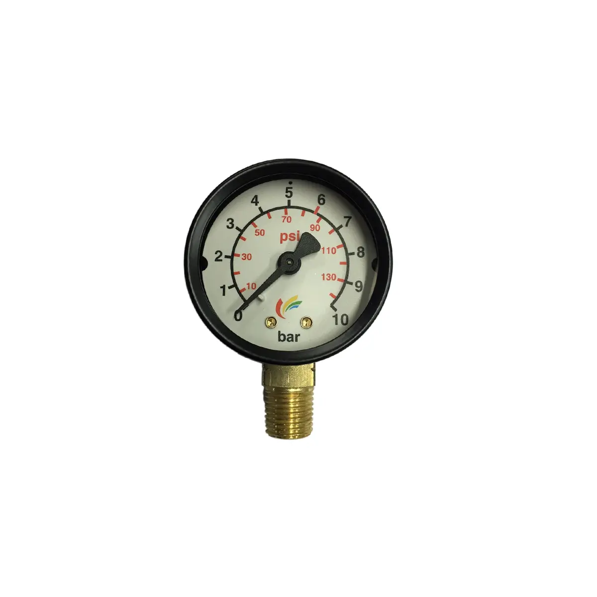 Sames® 910-011-402 Air Gauge 1/4 Nptm, 0-130 Psi 1