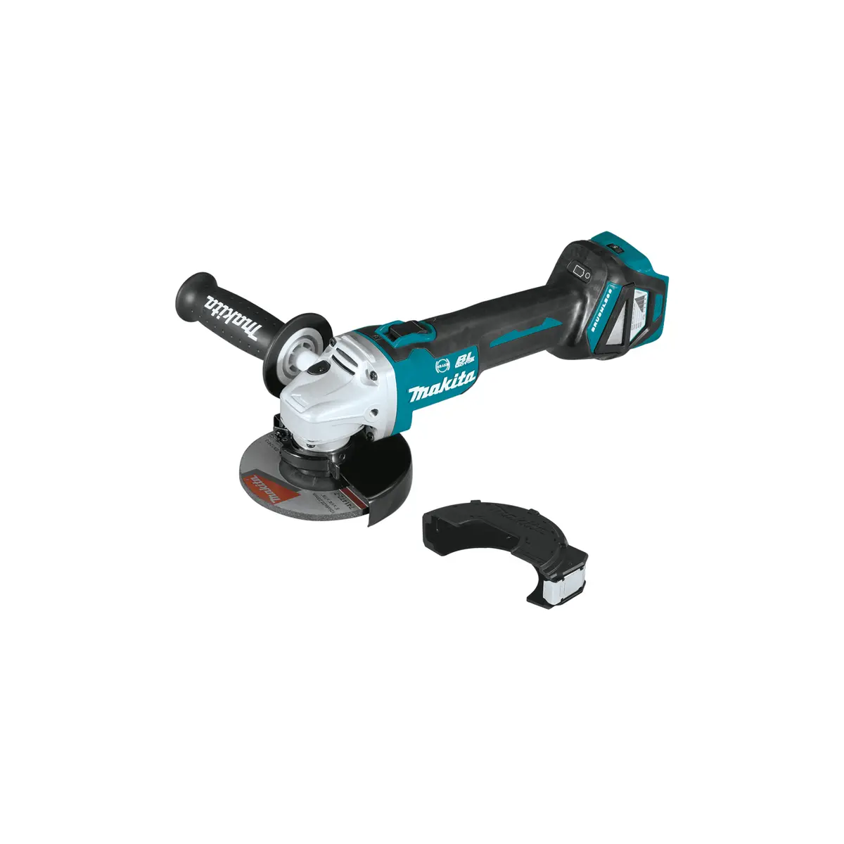 Makita Xag16z 18V Lxt® Lithium‑Ion Brushless Cordless 4‑1/2” / 5" Cut‑Off/Angle Grinder, With Electric Brake, Tool Only 1