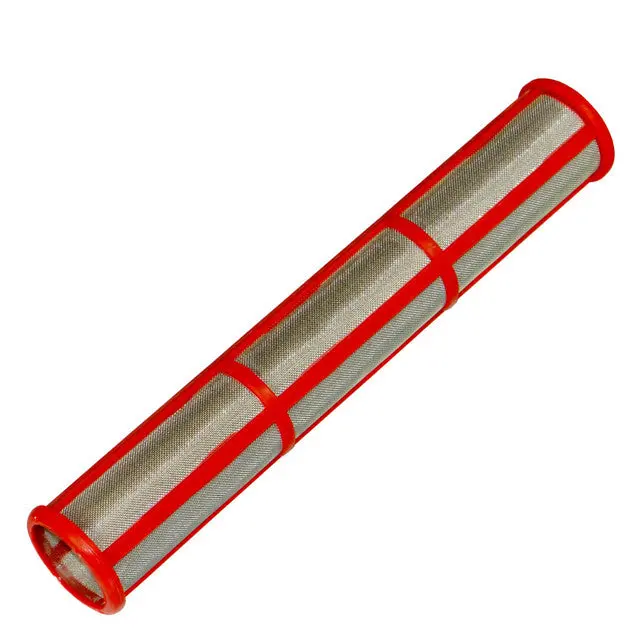 Bedford Precision Outlet Filter, 200 Mesh, Long, Red [14-2697] 1