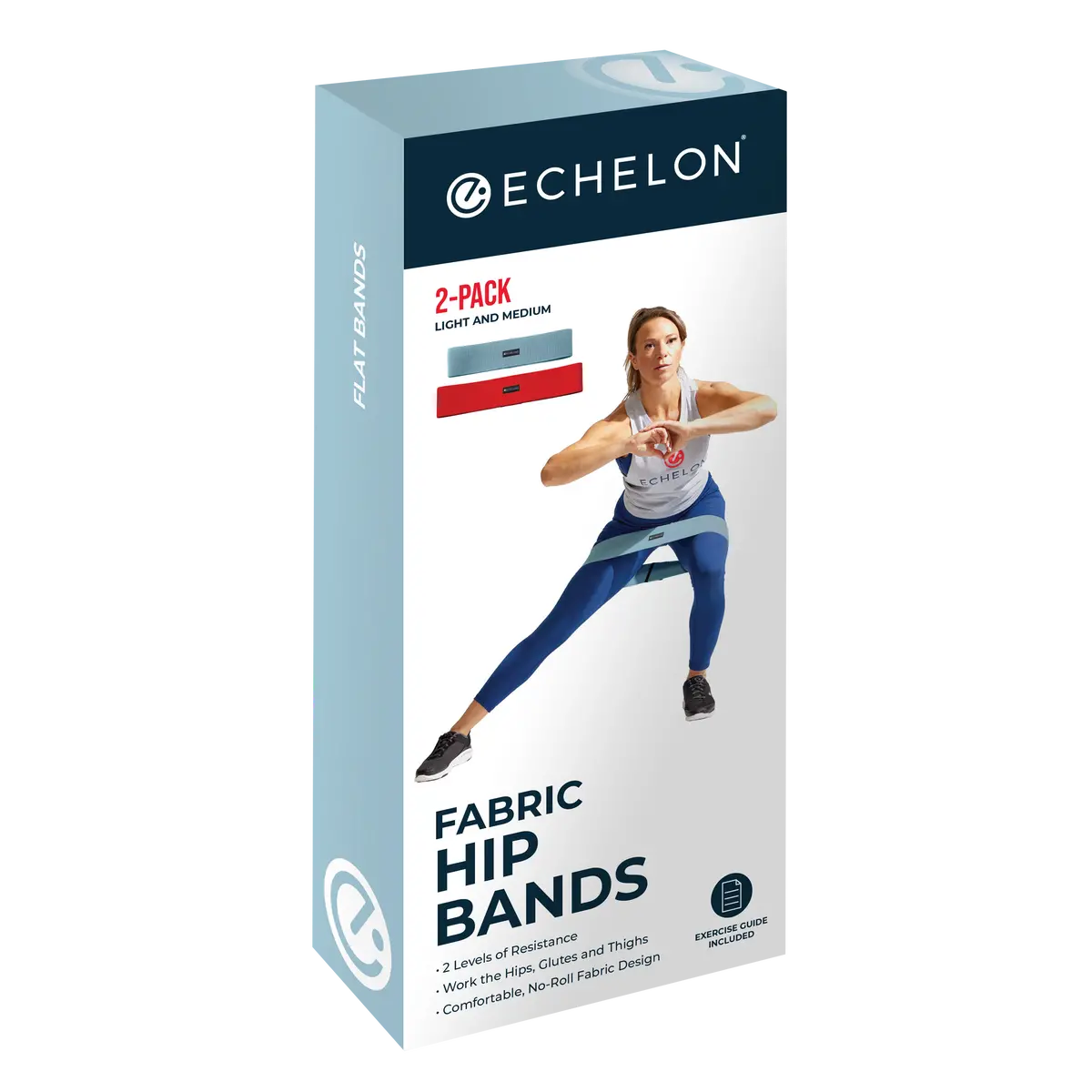Echelon Fabric Hip Bands 2-Pack 1