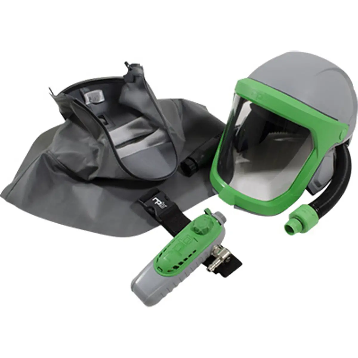 Pirate Brand - Rpb®, Z-Link® Respirator W/ Zytec Fire-Rated Shoulder Cape, C40 Climate Control Device, Ansi Z87+ Safety Lens, Ansi Z89.1 Hard Hat Protection (Niosh Approved No. Tc-19C-0535 Type C) 1