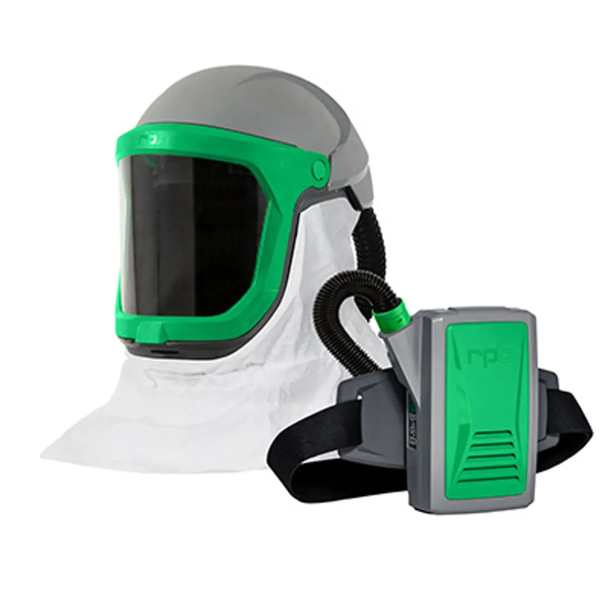 Pirate Brand - Rpb®, Z-Link® Respirator W/ Tychem Sl Shoulder Cape, Px5 Air Papr Belt Mounted Powered Respirator 1