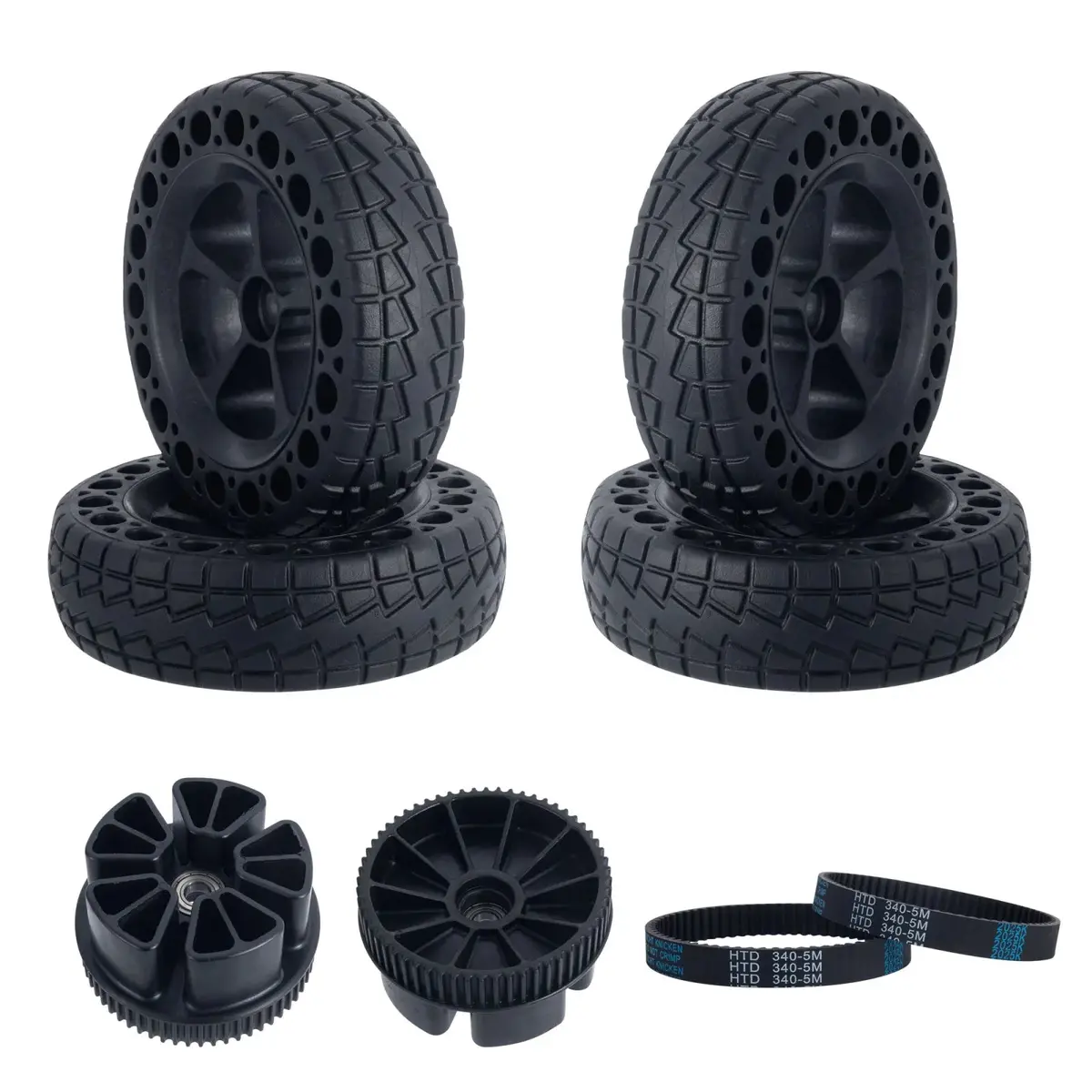 160Mm Airless Wheels For Electric Skateboards 1