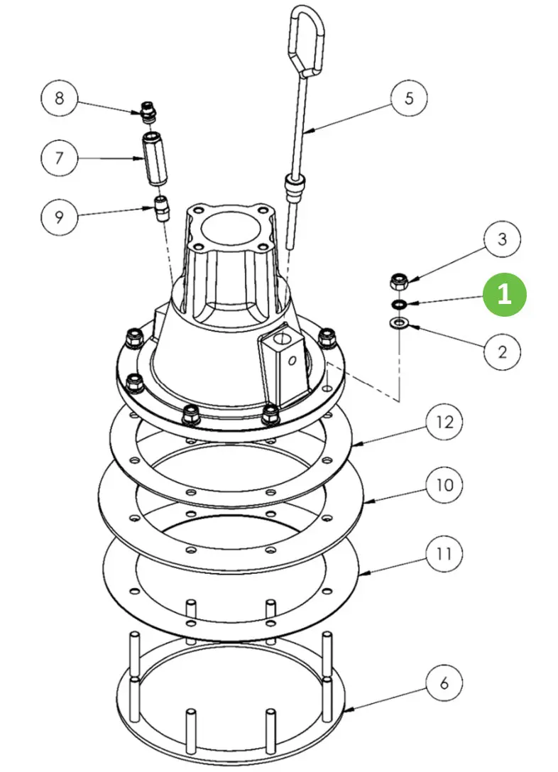 Binks 165123 Spring Washer M10 1