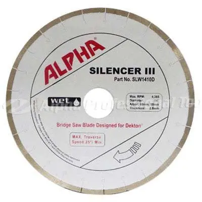 Alpha Silencer Iii For Dekton® 14" Blade 1