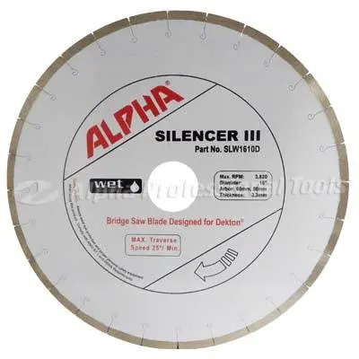 Alpha Silencer Iii For Dekton® 16" Blade 1