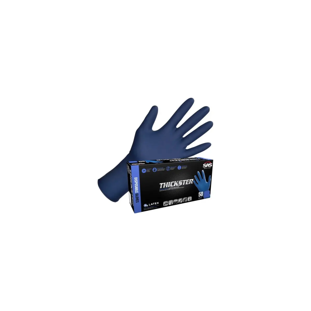 Thickster Powdered Latex Disposable Gloves X-Large 1