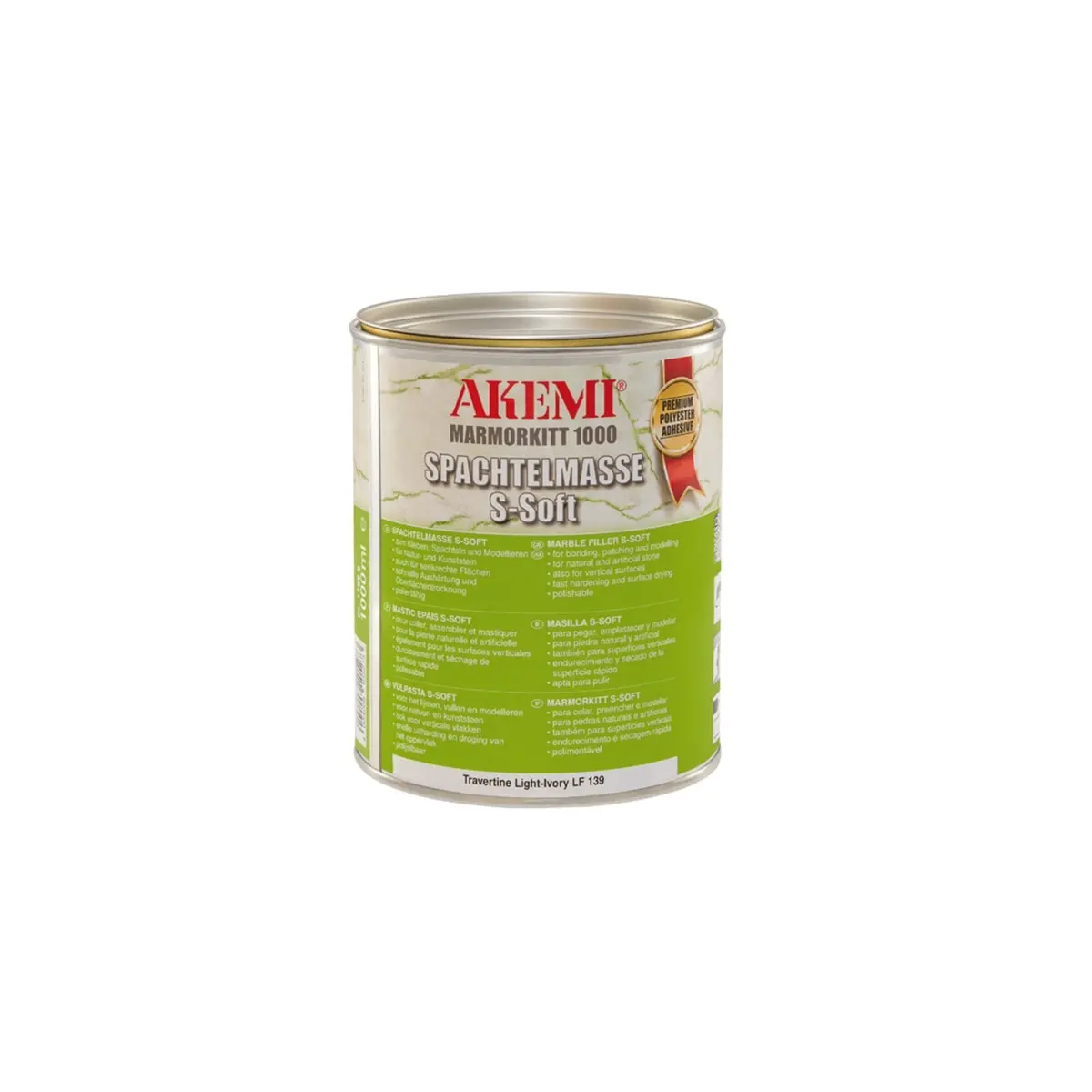 Akemi Travertine Filler 1000 S-Soft 1