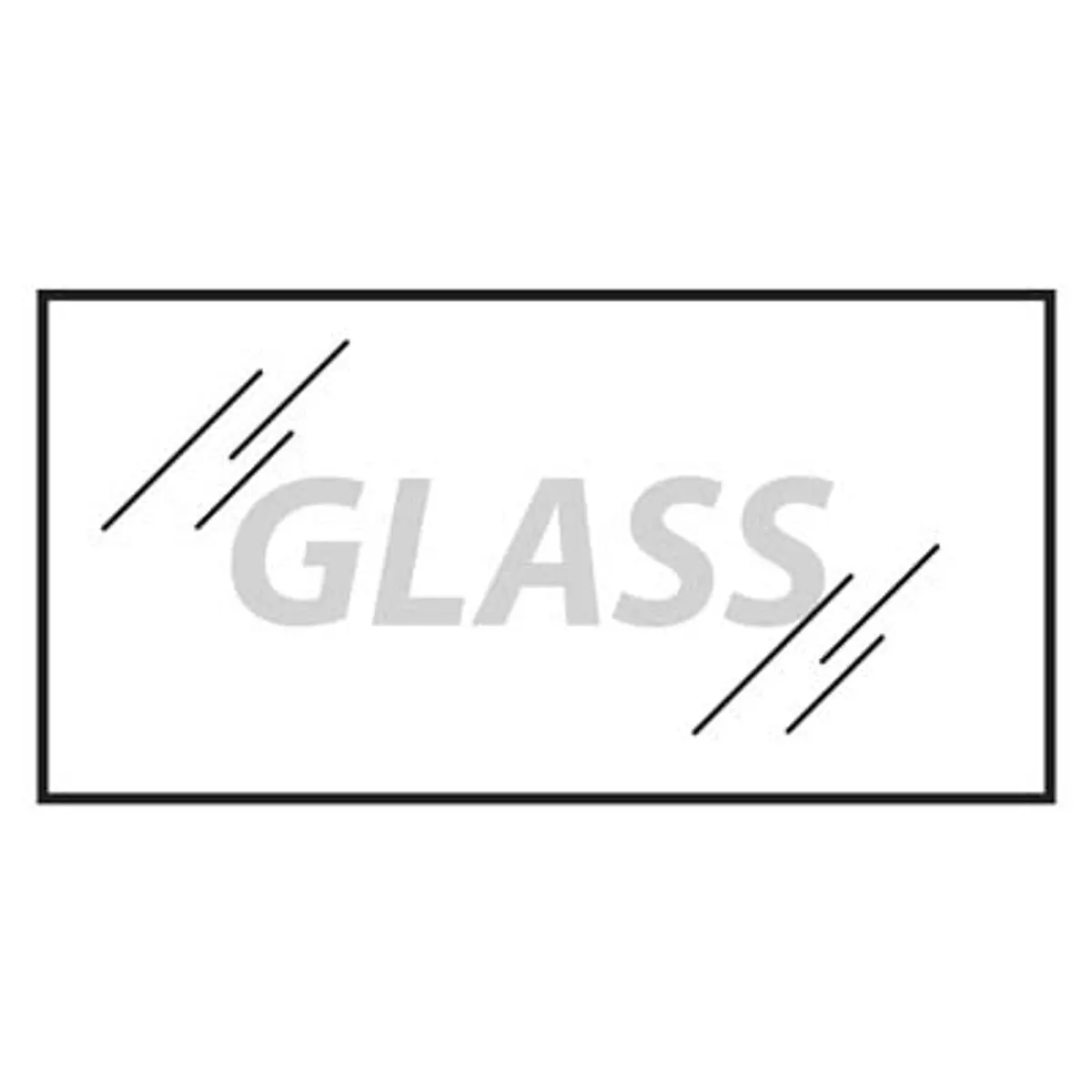 Pirate Brand - Econoline Style, Window, 12" X 24" Safety Laminated 1