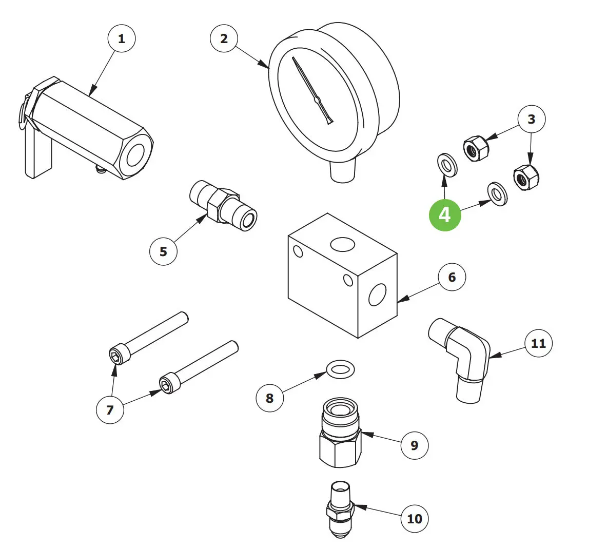 Binks 20-263-1 Flat Washer 1