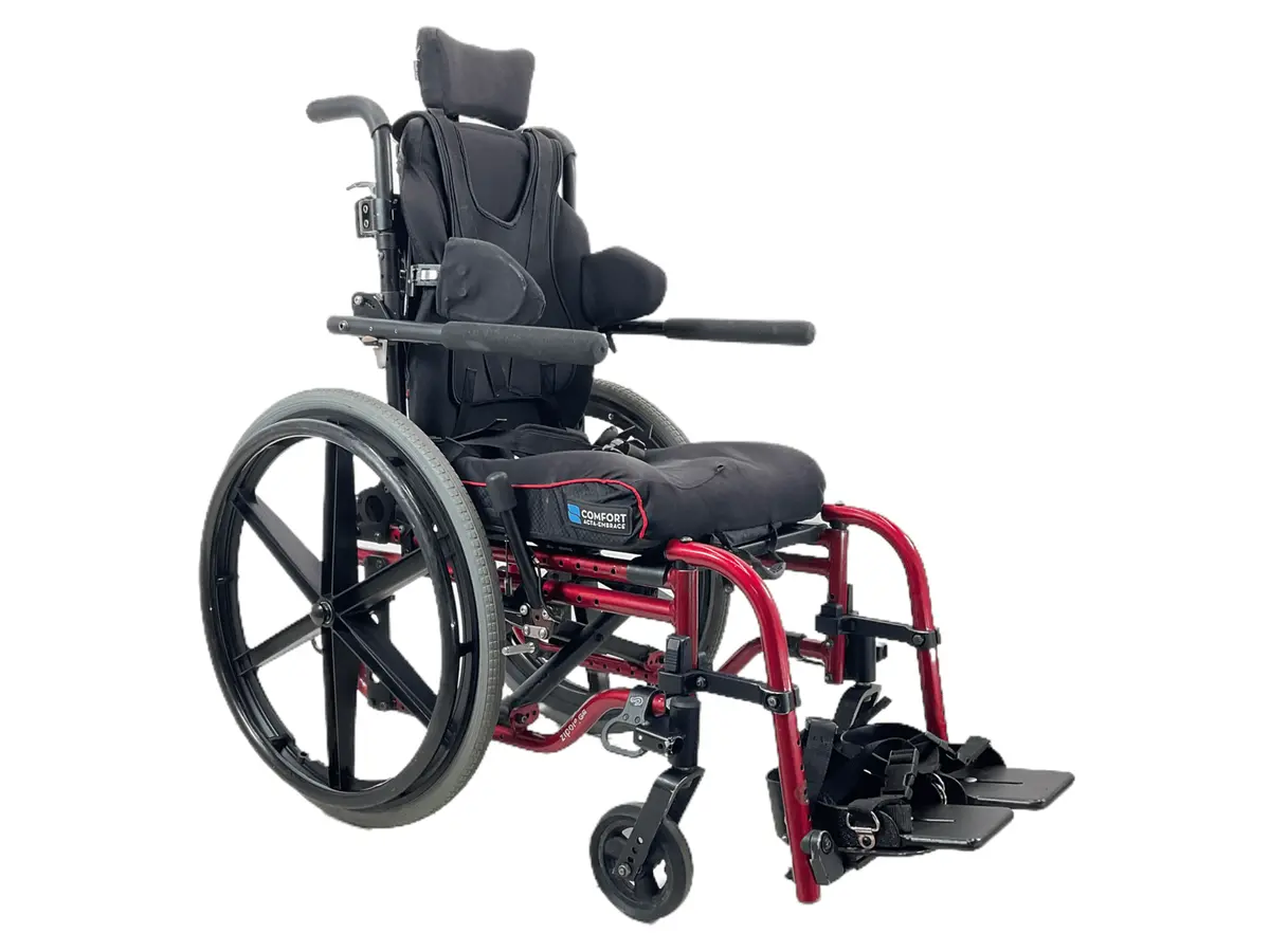 Sunrise Medical Quickie Zippie Gs Folding Manual Wheelchair | 15" X 16" Seat | Transit Kit, Fold Down Backrest 1
