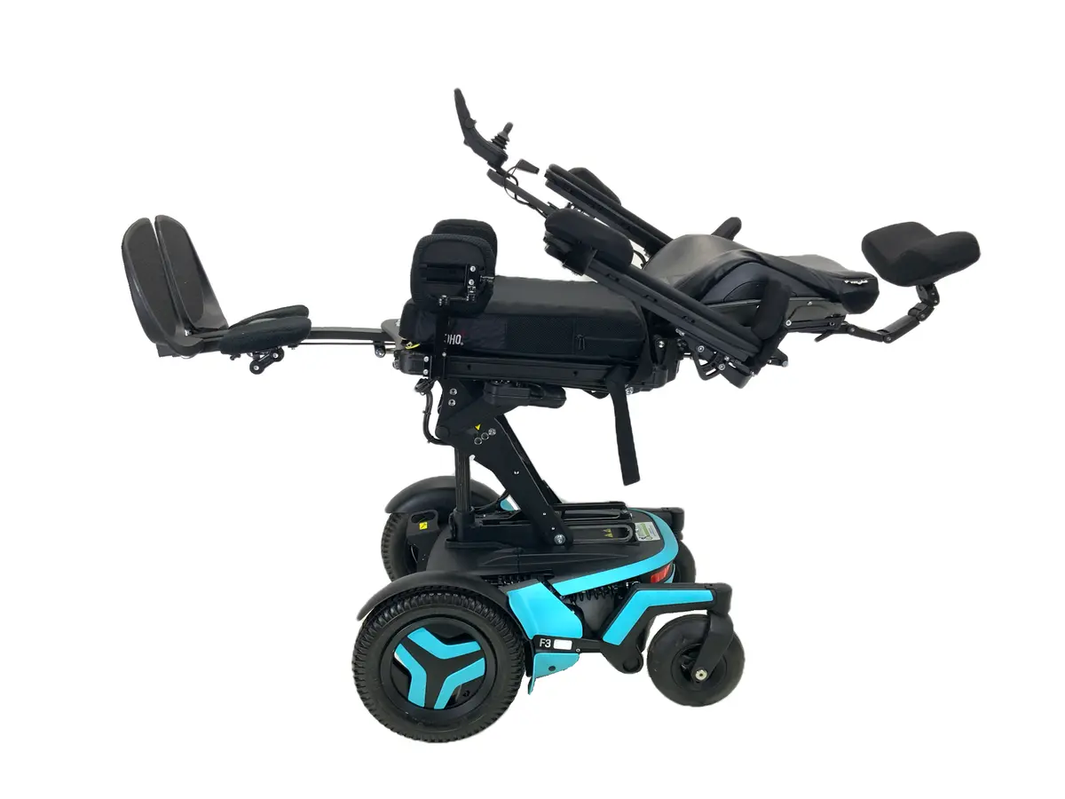 2019 Permobil F3 Power Chair | 17" X 17" Seat |  Seat Elevate, Tilt, Recline & Power Legs | Only 37.1 Miles! 1