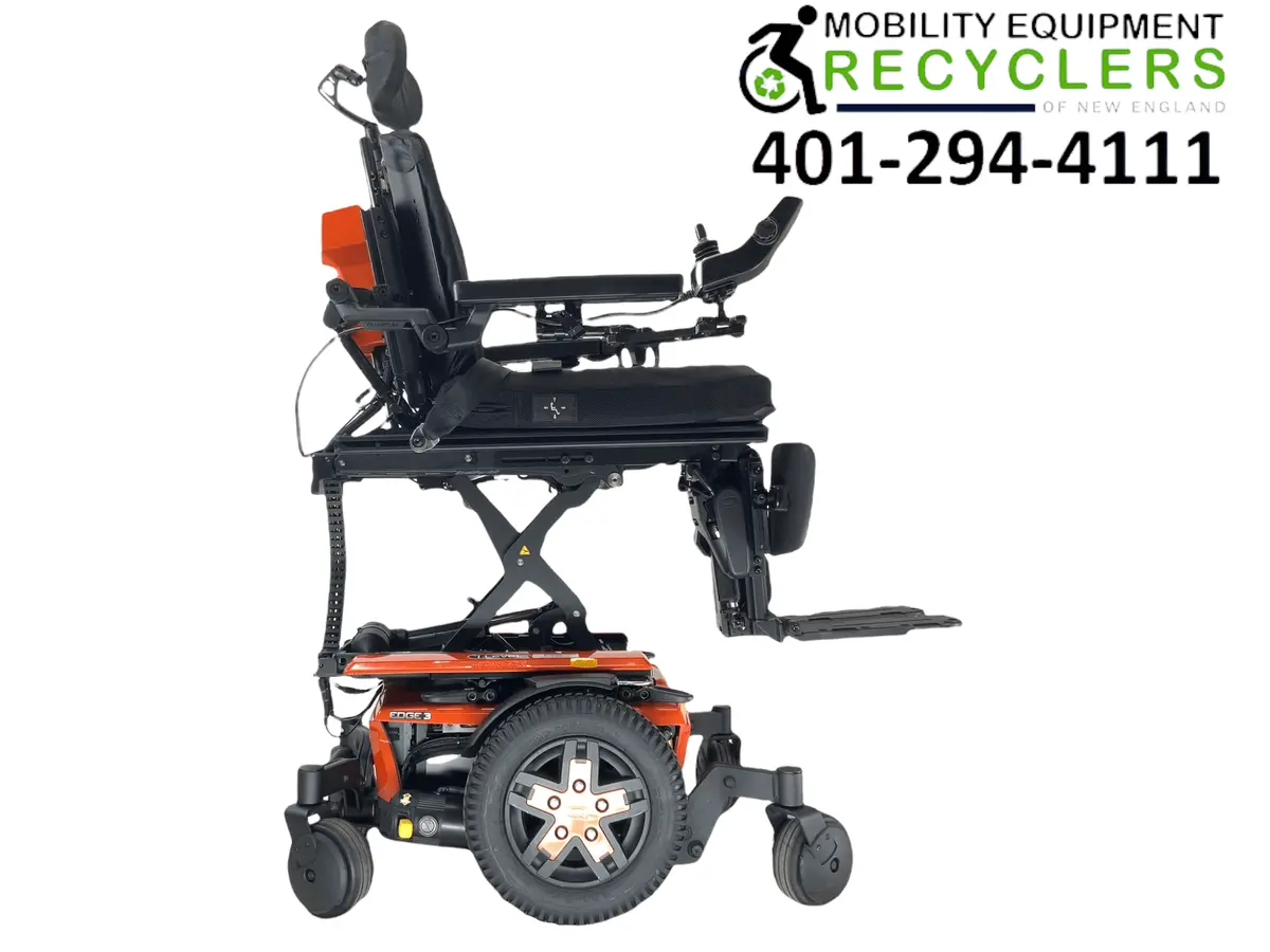 2019 Pride Mobility Quantum Q6 Edge 3 With Tru-Balance 3 & I-Level Rehab Power Chair | 16" X 20" Seat |  Seat Elevate, Tilt, Recline, Power Legs, Power Extending Legs 1