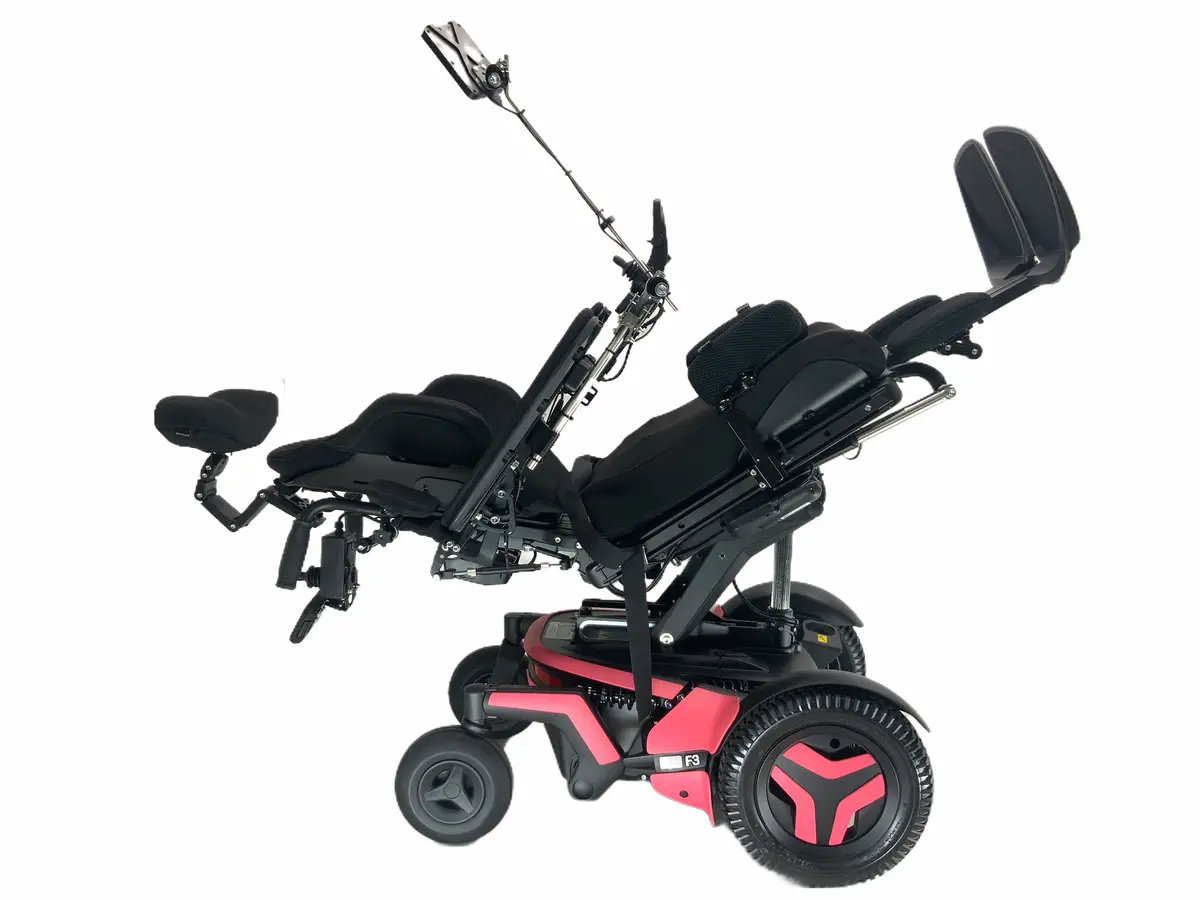 2021 Permobil F3 Rehab Power Chair | 15 X 21 Seat |  Tilt, Recline, Power Legs, Seat Elevate | Only 13 Miles! 1