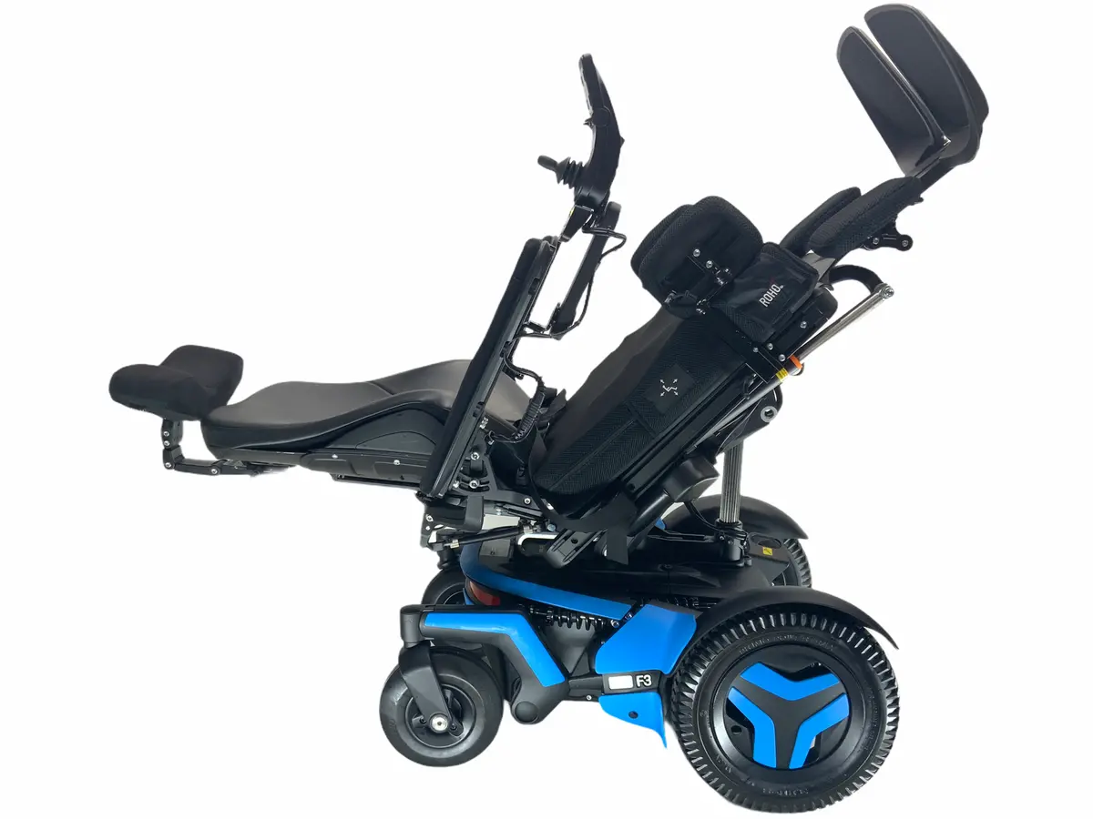 2021 Permobil F3 Rehab Power Chair | 18 X 20 Seat |  Tilt, Recline, Power Legs | Only 4 Miles! 1