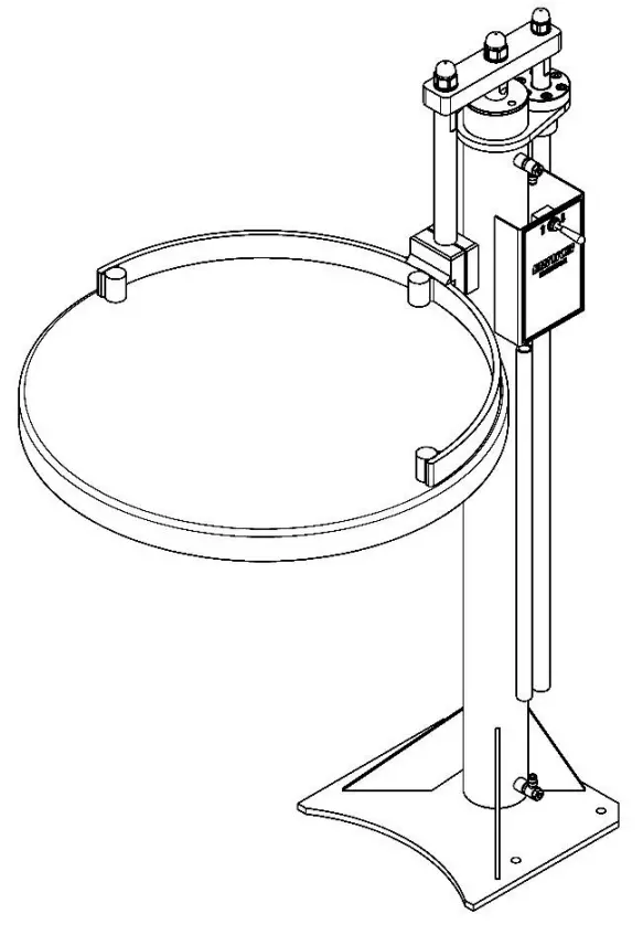 Binks 104155 Pneumatic 205L Elevator + Agitator Control 1