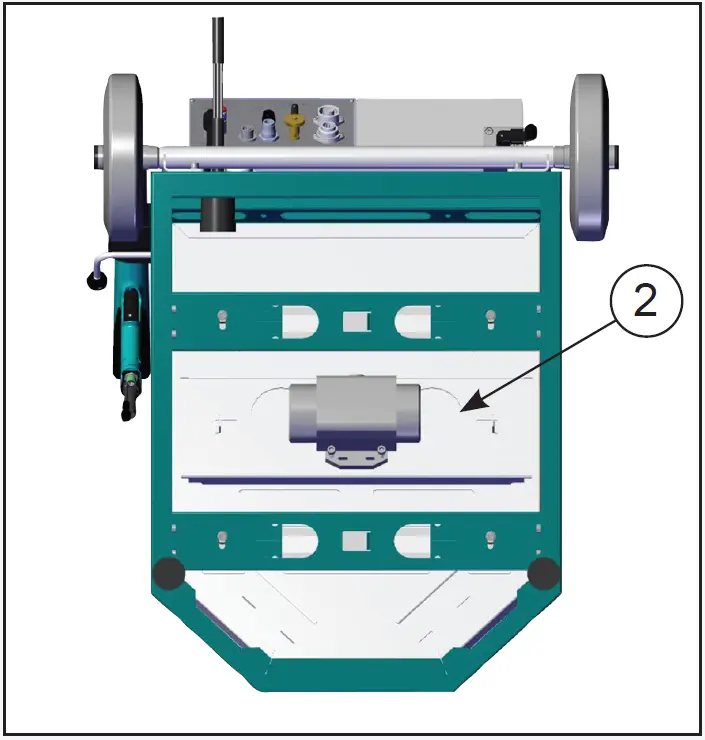 Topcoater Bottom Motor 1