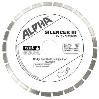 Alpha Silencer Iii For Quartzite 14" 1