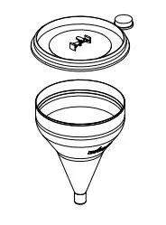 Wagner Powder Cup For Pem-X1 Powder Coating Cup Gun (5 Pack) 1