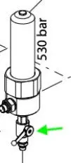 Wagner High Pressure Filter, Stainless Steel Ball Valve 1