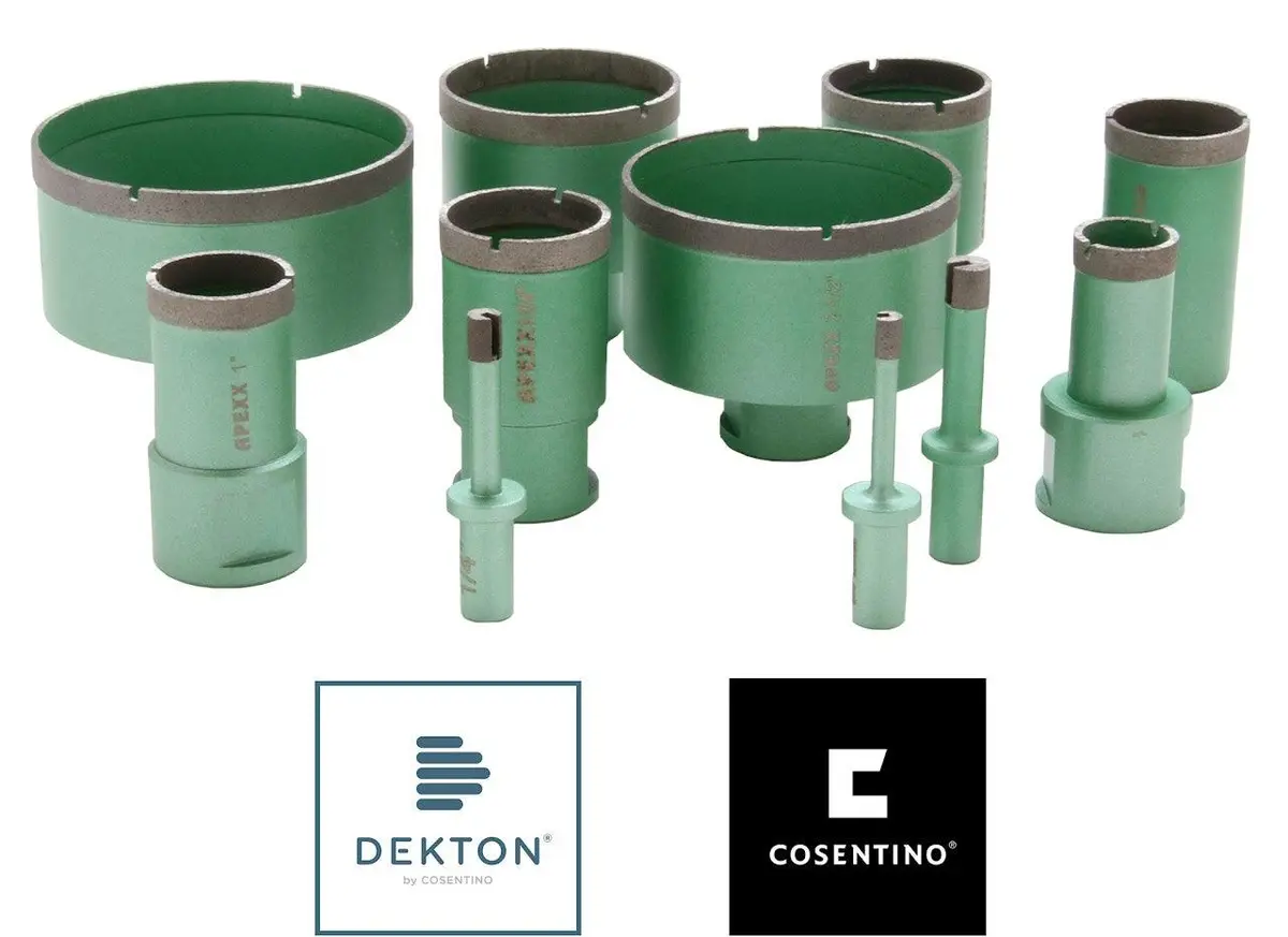 Apexx Green Thin-Wall Porcelain/Ucs Core Bit 2" 1