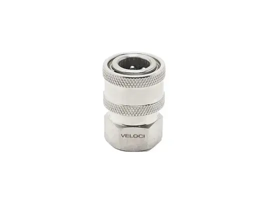 Mtm Hydro Stainless Steel Coupler 1/4" Fpt 24.0061 1