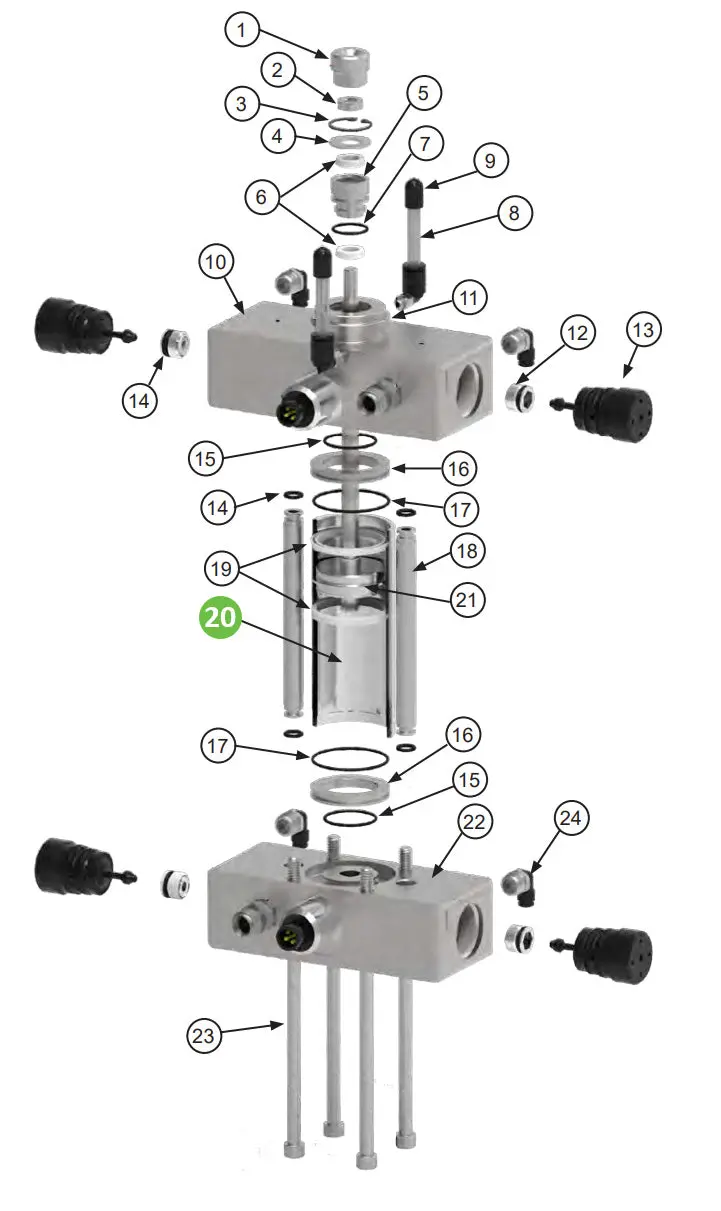 Binks 240-3018-600 Cylinder For 600Cc 1